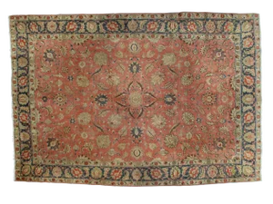 1900s Vintage Antique Tabriz Rug - 8'5" X 12'