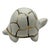 1970s Mid-Century Modern Ceramic Turtle Figurine - White With Gold Accent For Sale - Image 5 of 12