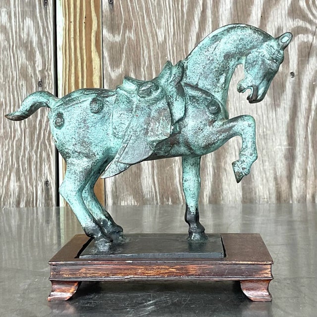 Vintage Asian Patinated Tang Dynasty Horse For Sale - Image 4 of 7