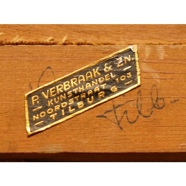 Janson, Young Boy Smoking, 1930, Oil on Canvas, Framed For Sale - Image 15 of 16