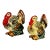 1940s Boho Chic Americana Farmhouse Turkey Salt & Pepper Shakers - A Pair, Thanksgiving For Sale