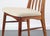 1960s "Eva" Dining Chairs by Niels Koefoed in Rosewood - Set of 8 For Sale - Image 5 of 7