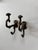 Antique Cast Metal Wall Mount Hat and Coat Hooks - A Pair For Sale - Image 4 of 6