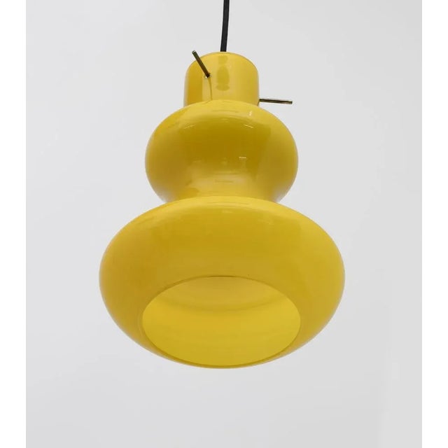 Mid-Century Modern Murano Glass Pendants by Massimo Vigelli for Vistosi, 1960s, Set of 2 For Sale - Image 4 of 7