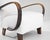 Jindrich Halabala 1950s Czech Wooden Armchair by J. Halabala For Sale - Image 4 of 4