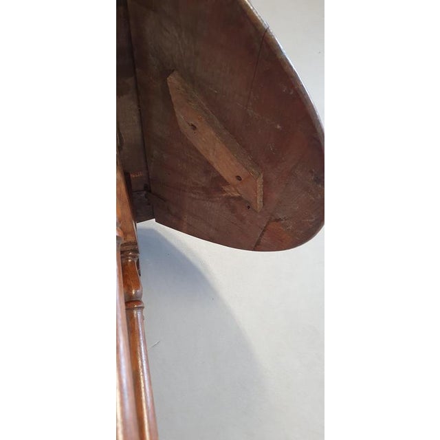 Wood Drop Leaf Side Table For Sale - Image 7 of 12