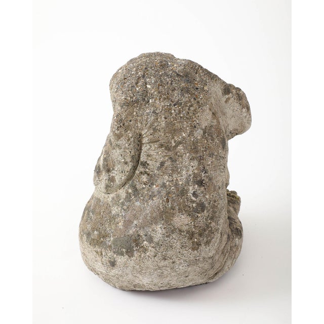 Cast Stone Elephant Garden Statue, France Mid 20th C. For Sale In New York - Image 6 of 12