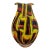 Monumental 10lb Vintage Murano "Macchie" Sommerso Art Glass Vase –a.v.e.m. Style For Sale