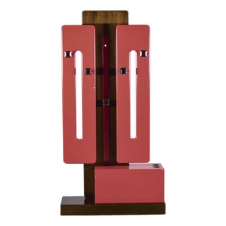 Space Age Red Coat Rack from Luigi Sormani, 1970s For Sale