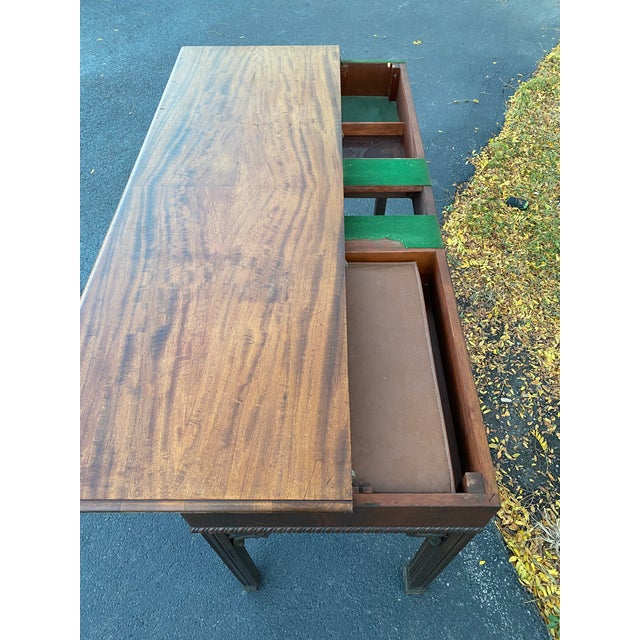 Early 20th Century Antique W F Mfg Co Warsaw Ky Fold Out Top Dining