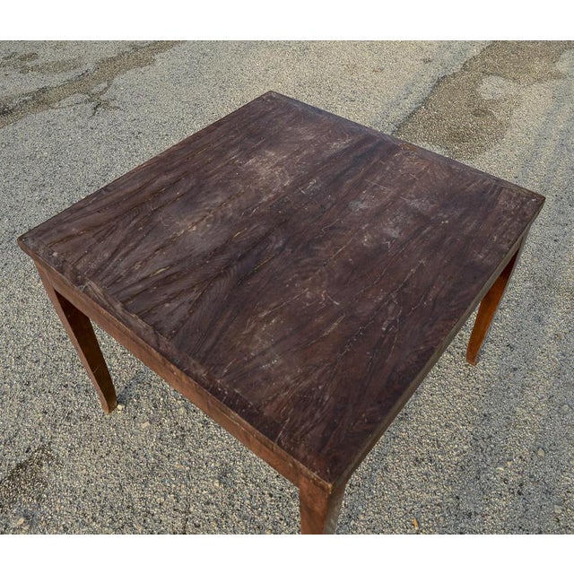 Wood Square Dining Table in Walnut, Italy, 19th Century For Sale - Image 7 of 18