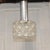Silver Crystal Glass Pendant Light from Limburg, 1970s For Sale - Image 8 of 10