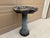 Sculpture Materials Vintage Grotto Style Cast Concrete Shell Birdbath For Sale - Image 7 of 12