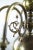Metal Flemish Brass 8-Armed Chandelier For Sale - Image 7 of 9