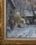 Mid 20th Century Landscape with Figures and Horses Oil Painting For Sale - Image 4 of 8