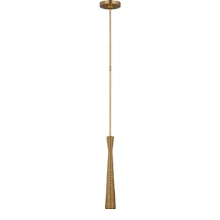 Kelly Wearstler for Visual Comfort Signature Utopia Mini Pendant in Gild For Sale