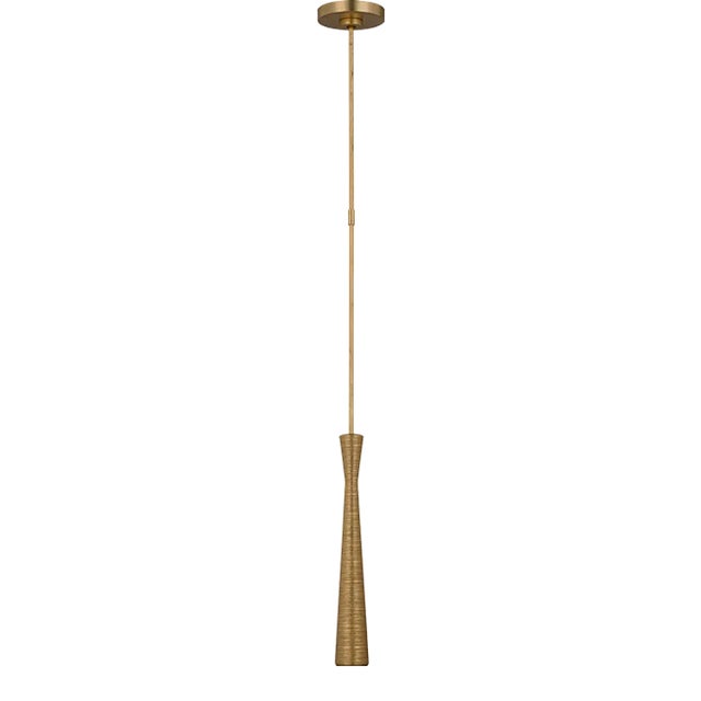 Kelly Wearstler for Visual Comfort Signature Utopia Mini Pendant in Gild For Sale