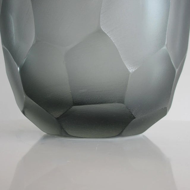 Large Hand-Blown Murano Glass Vase by Alberto Donà, Italy For Sale - Image 5 of 8
