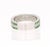 Contemporary 1.01 Carat Tsavorite Diamond 14 Karat White Gold Band, Size 7 For Sale - Image 3 of 4