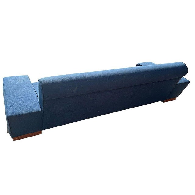 1940s 1940s Art Deco Speed Arm Geometric Sofa in the Style of Paul Frankl For Sale - Image 5 of 7