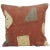 Vintage Applique Raffia Brown and Rust Kuba Decorative Pillows Matisse Style For Sale - Image 10 of 11