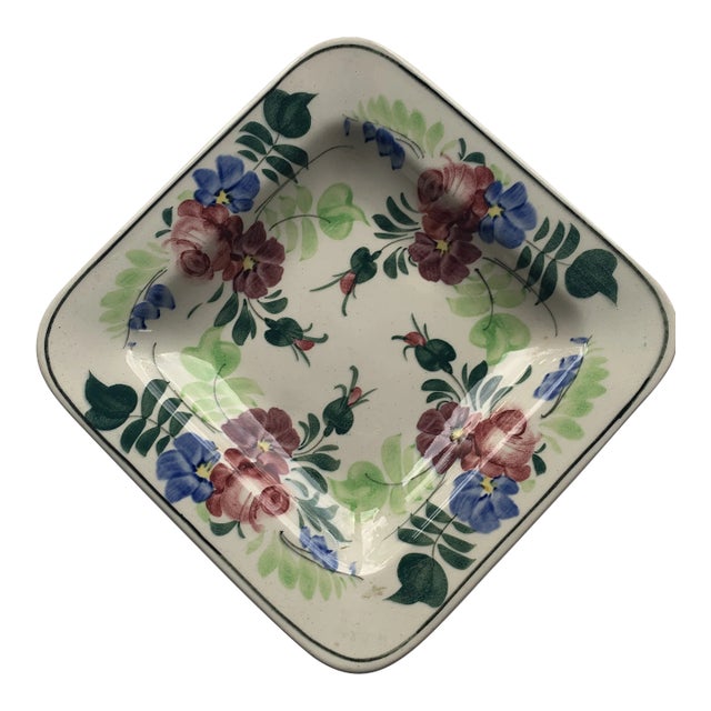 1950s Vintage Wilhemsburg Austrian China Dish For Sale