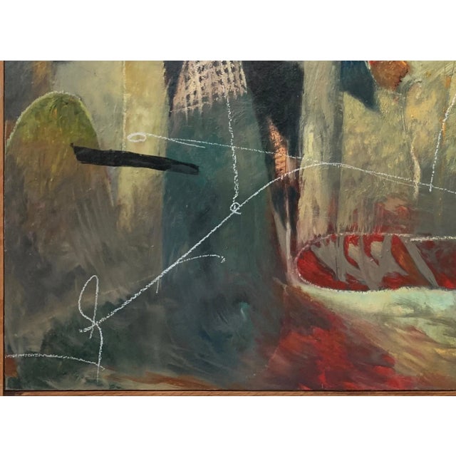 William Stephens Shields, Jr., 1925 - 2010 "Dreamer's Forest" 1994 Oil on panel 48"x36" artist framed Signed lower right...