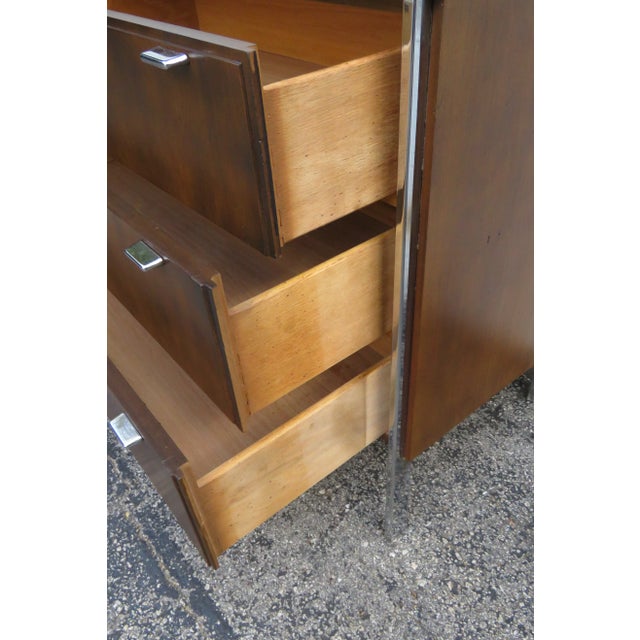 Mid Century Modern Low Long Dresser For Sale In Miami - Image 6 of 12