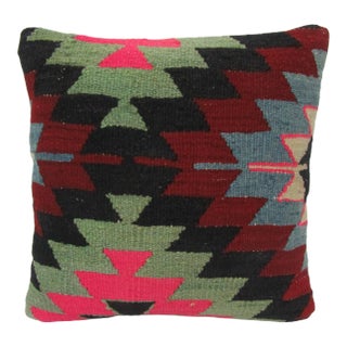 Turkish Colorful Kilim Pillow Cover For Sale