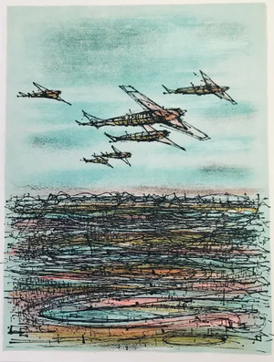 Jean Carzou Original Lithograph 17 Mourlot 1962