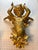 25" French Belle Époque Bronze D’Or Cherub Architectural Salvage Sculpture, 19th Century For Sale - Image 16 of 16