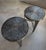 Round Pair of Hand-Welded Steel Rod Brutalist Tables, Set of Two, Tripod Legs For Sale - Image 11 of 17