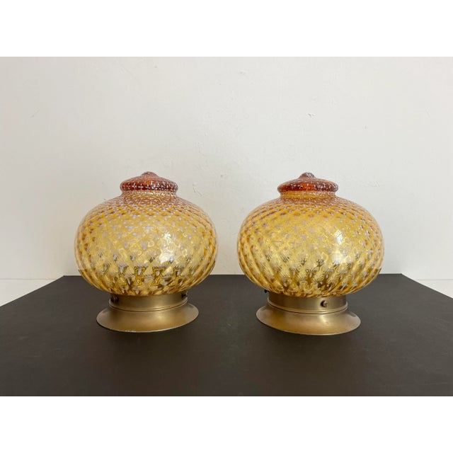Mid Century Lightolier Wall or Ceiling Lights - a Pair For Sale - Image 6 of 11