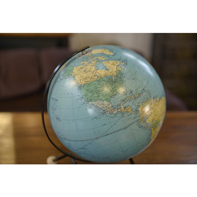 Vintage Steel Globe, 1960s, in Very Good conditions. Designed 1960 to 1969