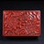 Carved Cinnabar Lacquer Box With Floral and Bird Motifs For Sale - Image 9 of 9