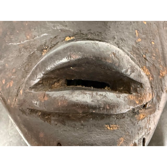 West African Dan Tribe Carved Wood Mask For Sale - Image 9 of 12