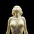 Cream Pair of Vintage Figural Bookends, English, Nude Figure, Art Deco Revival, c.1960 For Sale - Image 8 of 12
