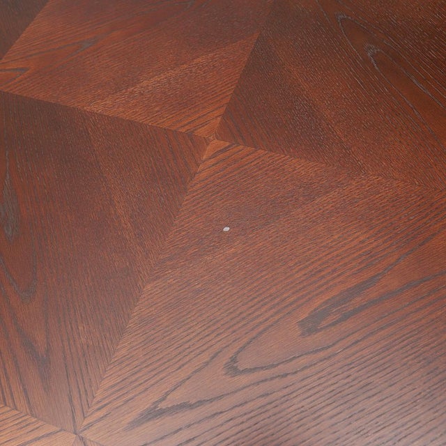 Neo-Baroque Dining Suite in Oak, 1950s, Set of 11 For Sale - Image 6 of 9