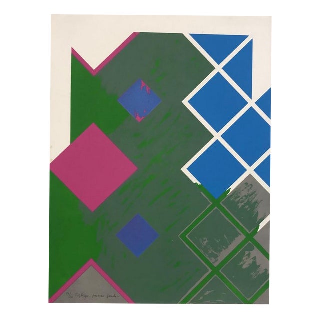 Guy De Rougemont, Triptych, 20th Century, Silk-screen For Sale