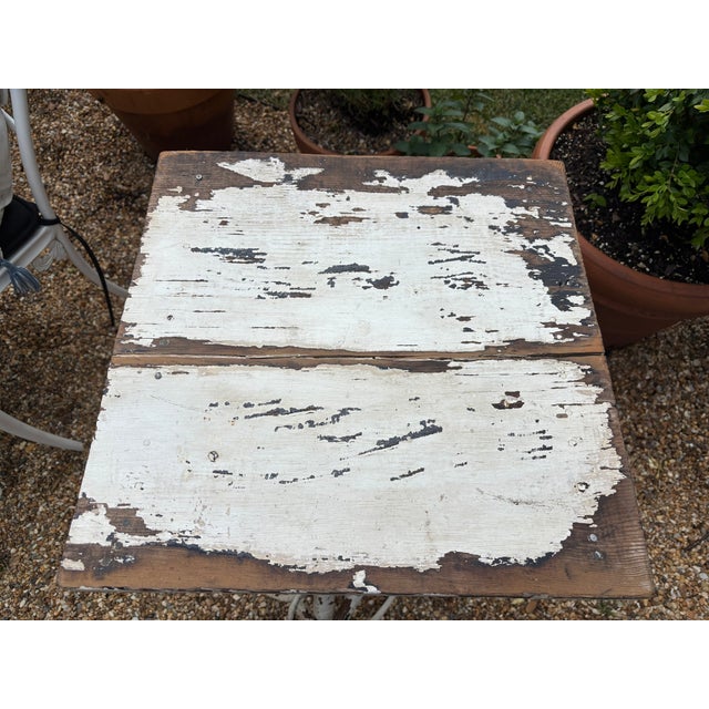 Early 20th Century Antique Folk Art Handcrafted Adirondack Style Twig Table With Decorative Scroll Base For Sale In Little Rock - Image 6 of 16