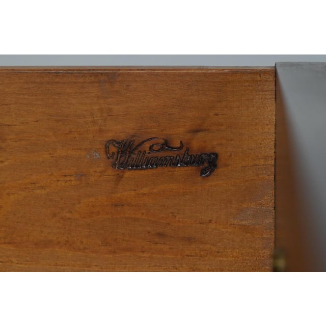 1960s Kittinger Cw-1 Colonial Williamsburg Mahogany Desk For Sale - Image 18 of 18