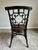 Hollywood Regency Vintage Hollywood Regency Faux Bamboo Chippendale Side Chair For Sale - Image 3 of 12