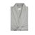 Contemporary Hotel Waffle Terry Bathrobe in Small/Medium in Grey For Sale - Image 3 of 3
