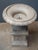 Large English Campana Garden Urn or Planter Pot on Square Plinth Base For Sale - Image 10 of 13