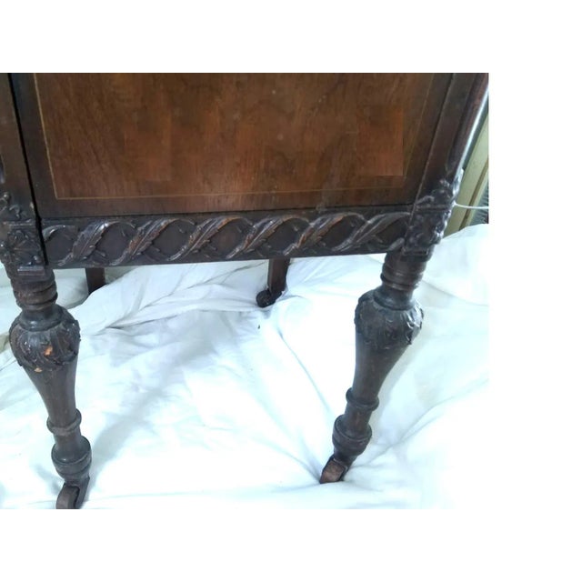 Early 20th Century Antique Solid Wood Cabinet For Sale - Image 9 of 11