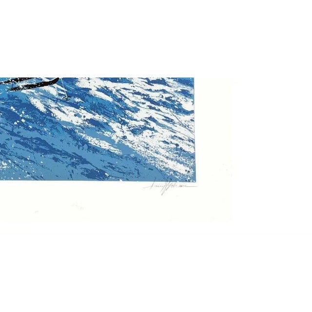 Serigraph on paper. Hand signed and numbered by the artist. Edition of 300. Image size 20 x 24 inches. Sheet size 26 x 30...