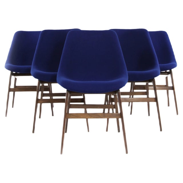 Chairs by Vittorio Dassi, 1950s, Set of 6 For Sale