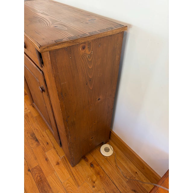 Farmhouse Antique Pine Jelly Cupboard For Sale - Image 3 of 12