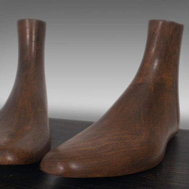 Traditional 1910 Edwardian Decorative Antique Beech Shoe Lasts For Sale - Image 3 of 13