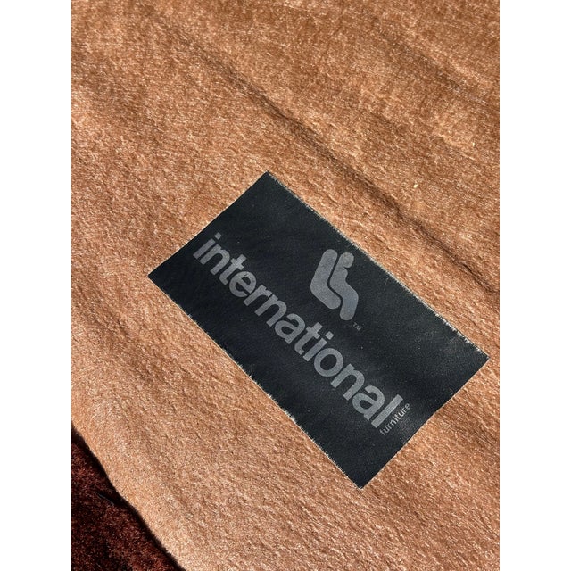 Vintage 1970’s Faux Fur Club Chair For Sale - Image 11 of 12